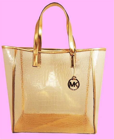 michael kors clear plastic tote bags